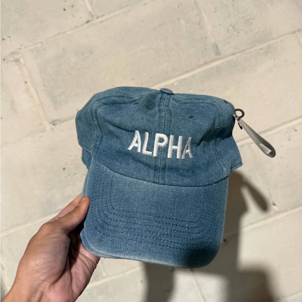 Alpha Embroidered Hat